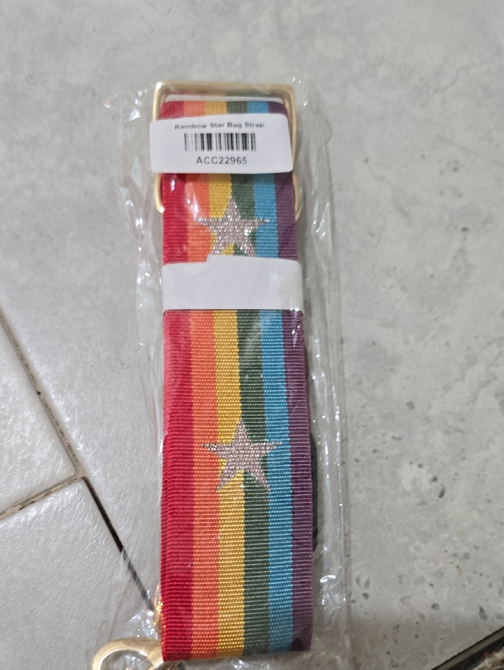 Rainbow Star Kids Bag Strap - Multicolor